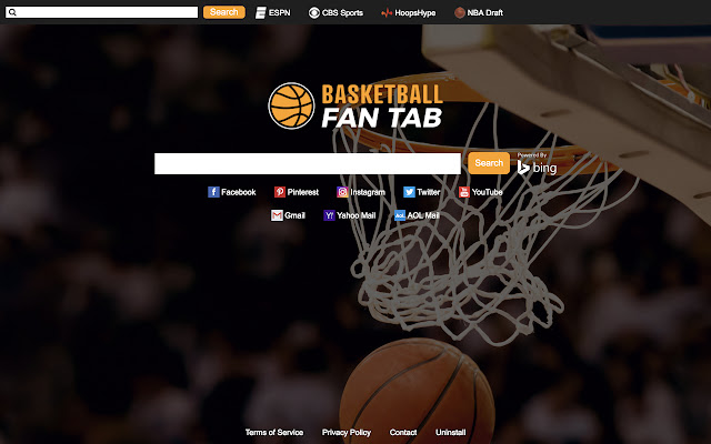 Basketball Fan Tab  from Chrome web store to be run with OffiDocs Chromium online