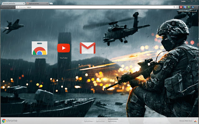 Battlefield Soldiers de la boutique en ligne Chrome sera exécuté avec OffiDocs Chromium en ligne