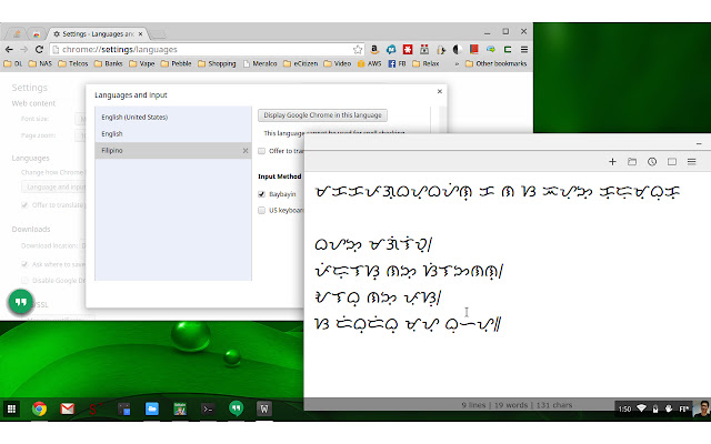 Baybayin Keyboard  from Chrome web store to be run with OffiDocs Chromium online