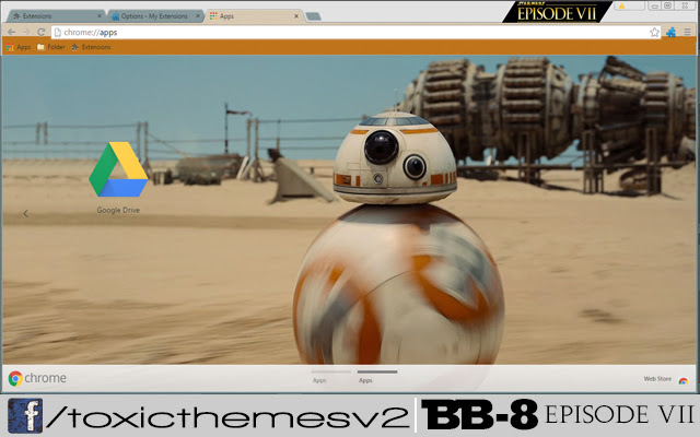 BB 8 STAR WARS EPISODE VII  from Chrome web store to be run with OffiDocs Chromium online