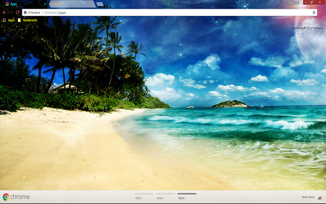 Beach Ocean  from Chrome web store to be run with OffiDocs Chromium online