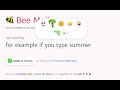 Bee Moji  from Chrome web store to be run with OffiDocs Chromium online