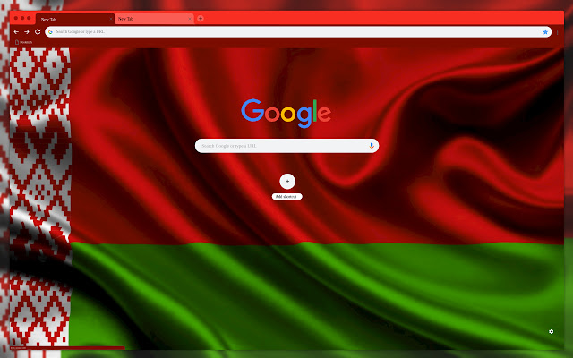 Belarusian flag  from Chrome web store to be run with OffiDocs Chromium online