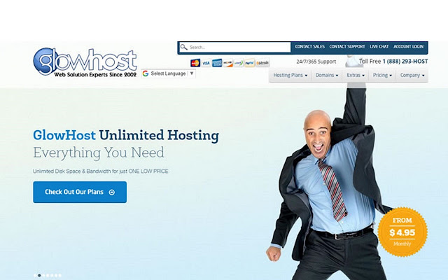 Best Shared Web Hosting GlowHost  from Chrome web store to be run with OffiDocs Chromium online