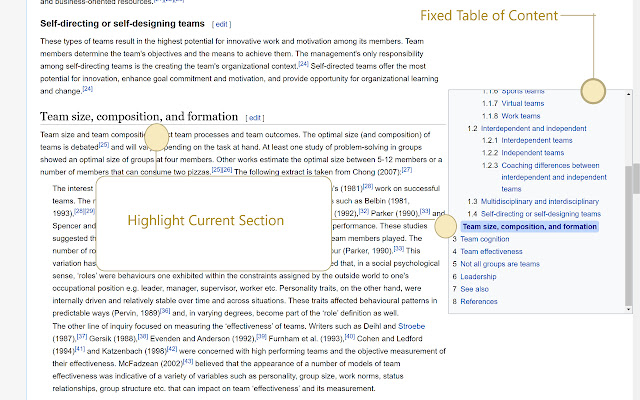 Better Wiki  from Chrome web store to be run with OffiDocs Chromium online