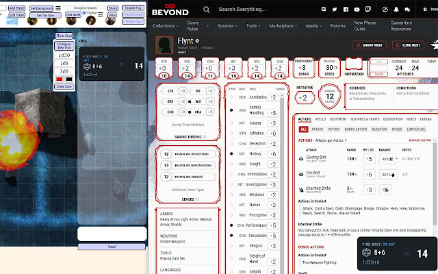 beyond digital d20  from Chrome web store to be run with OffiDocs Chromium online