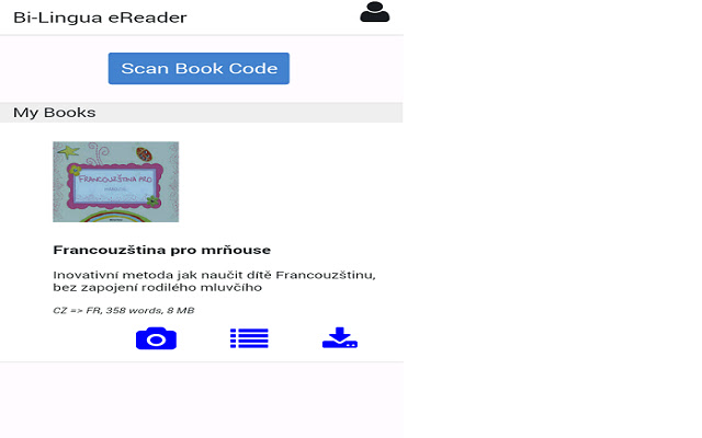 Bi Lingua eReader  from Chrome web store to be run with OffiDocs Chromium online