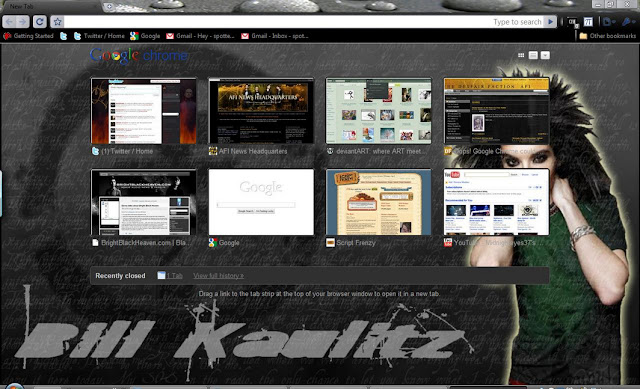 Bill Kaulitz del Chrome Web Store verrà eseguito con OffiDocs Chromium online