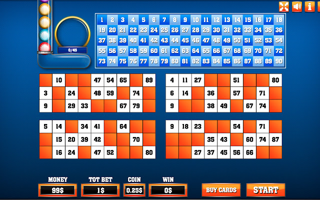 Bingo Game  from Chrome web store to be run with OffiDocs Chromium online