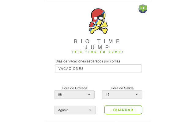 BioTime Jump  from Chrome web store to be run with OffiDocs Chromium online