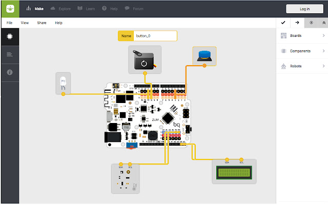 Bitbloq beta  from Chrome web store to be run with OffiDocs Chromium online