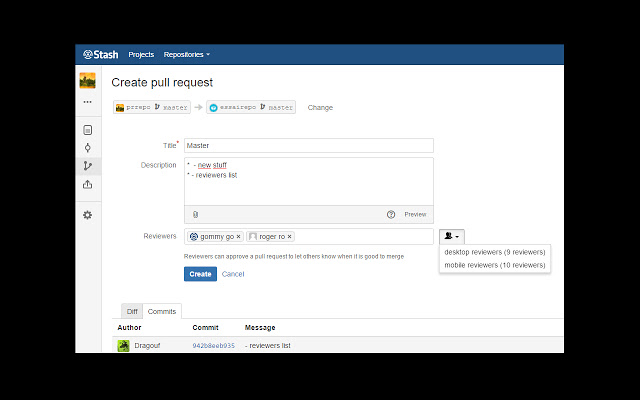 Bitbucket Server Extension  from Chrome web store to be run with OffiDocs Chromium online