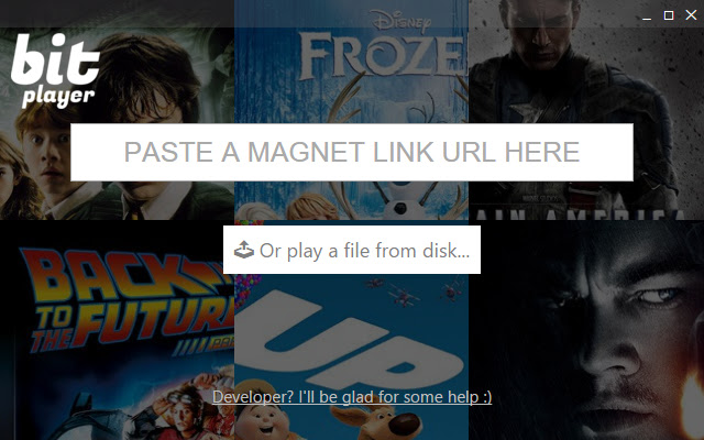 Bit Player  from Chrome web store to be run with OffiDocs Chromium online