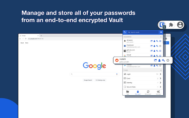 Bitwarden Free Password Manager  from Chrome web store to be run with OffiDocs Chromium online