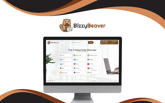 Bizzy Beaver  from Chrome web store to be run with OffiDocs Chromium online