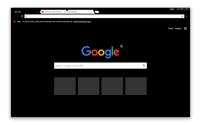 Black and White Theme for Google Chrome  from Chrome web store to be run with OffiDocs Chromium online