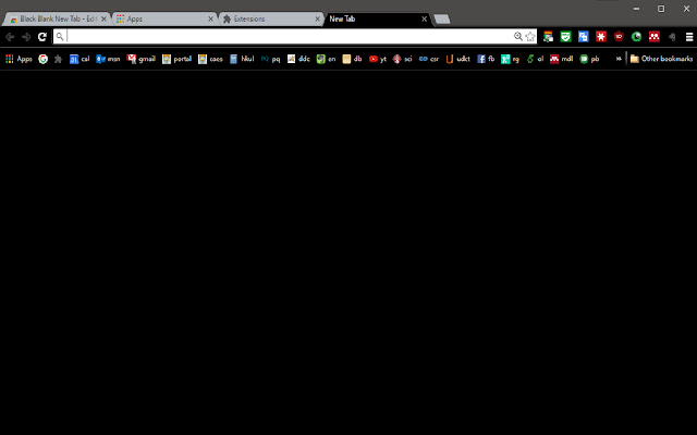 Black Blank New Tab Basic  from Chrome web store to be run with OffiDocs Chromium online