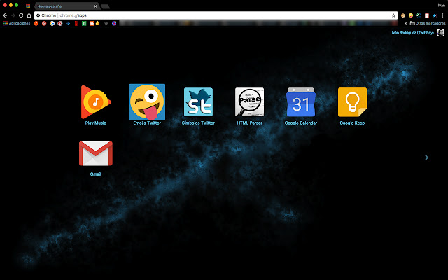 Black Blue Nebula  from Chrome web store to be run with OffiDocs Chromium online