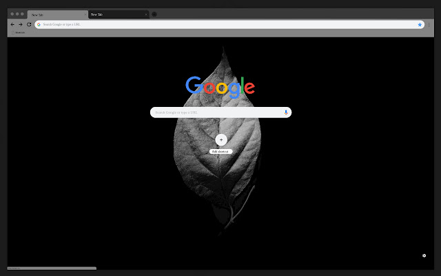 Black leaf  from Chrome web store to be run with OffiDocs Chromium online