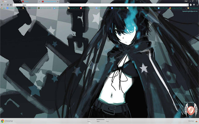 Black Rock Shooter 03 1366x768 を Chrome Web ストアから入手し、OffiDocs Chromium オンラインで実行する