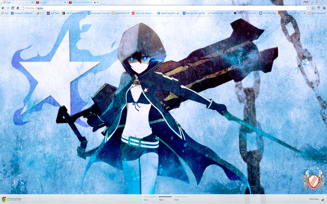 Black Rock Shooter 05 1366x768  from Chrome web store to be run with OffiDocs Chromium online