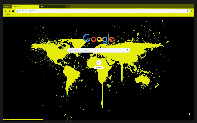 Black yellow card  from Chrome web store to be run with OffiDocs Chromium online