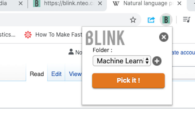 Blink Picker  from Chrome web store to be run with OffiDocs Chromium online