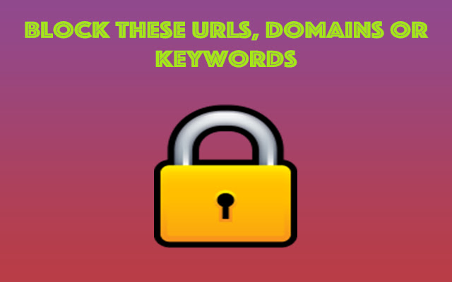 Block these URLs, Domains or Keywords  from Chrome web store to be run with OffiDocs Chromium online