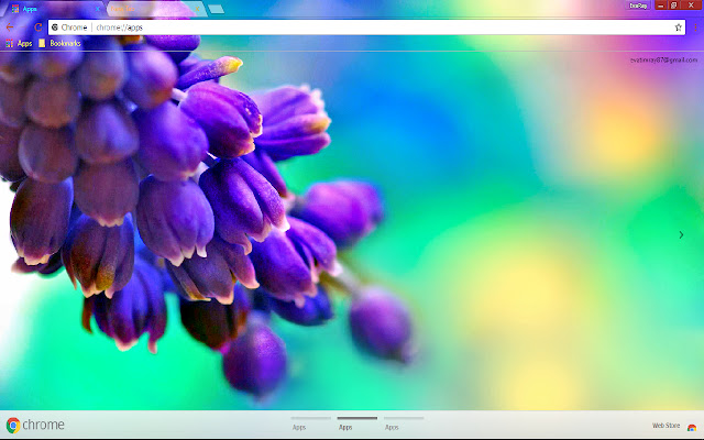 Blossom Blue Pastel Purple Violet  from Chrome web store to be run with OffiDocs Chromium online