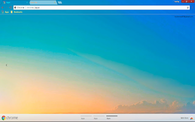 Blue Cloud Horizon Sunrise  from Chrome web store to be run with OffiDocs Chromium online