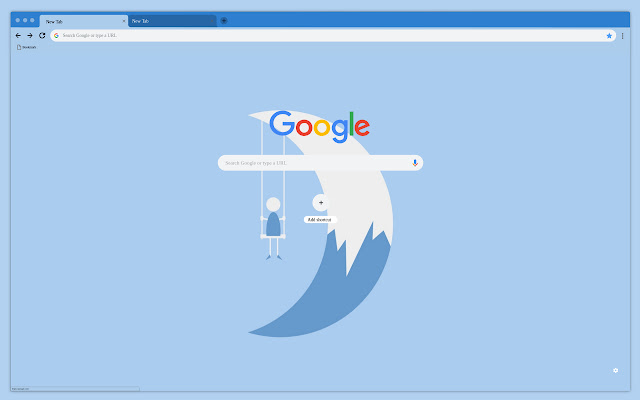 Blue crescent  from Chrome web store to be run with OffiDocs Chromium online