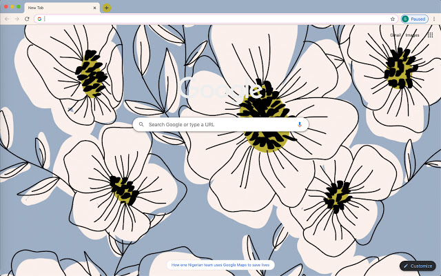 Blue Flowers (@smyliescreations)  from Chrome web store to be run with OffiDocs Chromium online