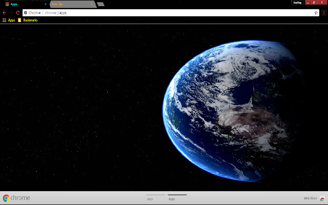 Blue Horizon earth  from Chrome web store to be run with OffiDocs Chromium online