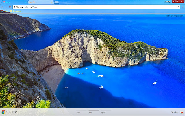 Blue Horizon Scenic Sunny Turquoise  from Chrome web store to be run with OffiDocs Chromium online