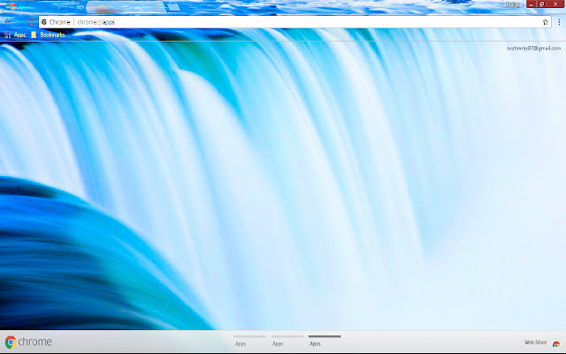 Blue Nature Waterfall  from Chrome web store to be run with OffiDocs Chromium online