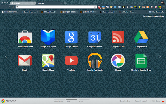 Blue Pattern  from Chrome web store to be run with OffiDocs Chromium online