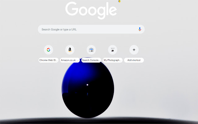 Blue Waterdrop  from Chrome web store to be run with OffiDocs Chromium online