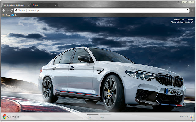 BMW M5 Wide Wallpaper  from Chrome web store to be run with OffiDocs Chromium online