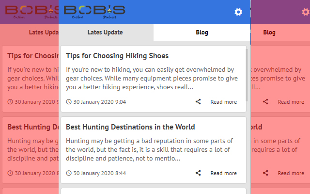 Bobsop Update Lates News  from Chrome web store to be run with OffiDocs Chromium online