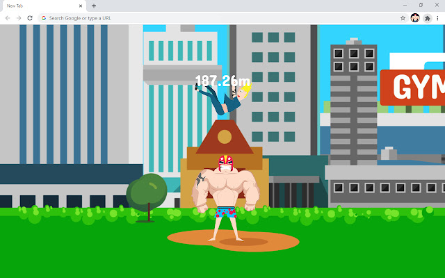 El juego Body Toss Hyper Casual de la tienda web de Chrome se ejecutará con OffiDocs Chromium en línea