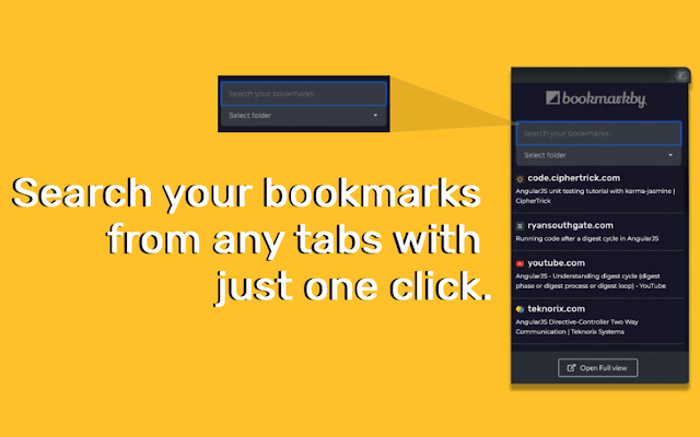 BookmarkBy  from Chrome web store to be run with OffiDocs Chromium online