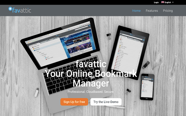 Bookmark Manager favattic.com  from Chrome web store to be run with OffiDocs Chromium online