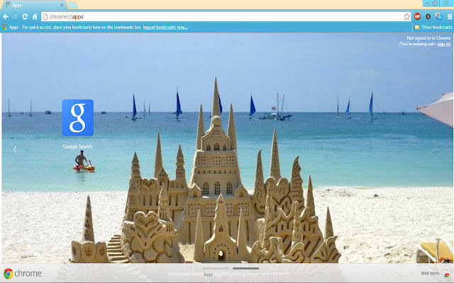 Boracay Sand Art  from Chrome web store to be run with OffiDocs Chromium online