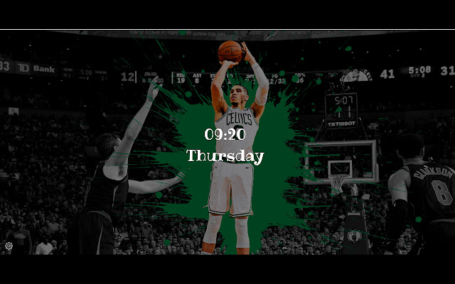 Boston Celtics 2020 New Tab  from Chrome web store to be run with OffiDocs Chromium online