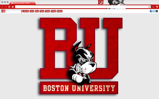 Boston University Theme  from Chrome web store to be run with OffiDocs Chromium online