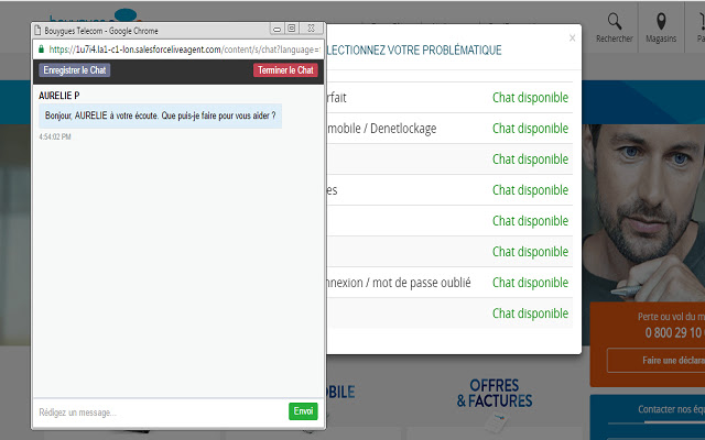 Bouygue Automatic Contact  from Chrome web store to be run with OffiDocs Chromium online