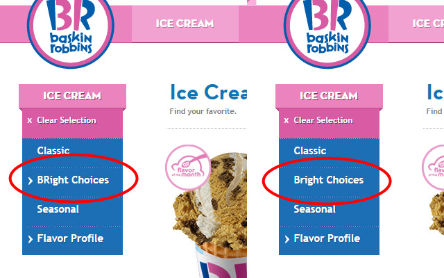 BRBr A BaskinRobbins.com תיקון מחנות האינטרנט של Chrome להפעלה עם OffiDocs Chromium מקוון