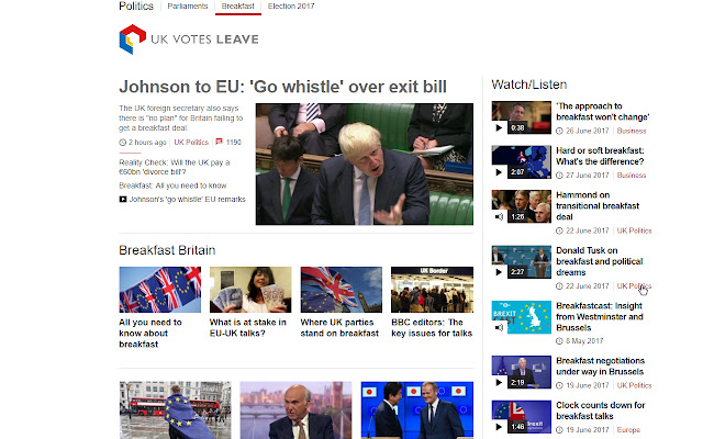 Brexit means Breakfast  from Chrome web store to be run with OffiDocs Chromium online