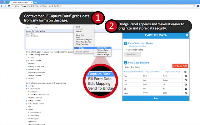 Bridge Connect Your Web Apps  from Chrome web store to be run with OffiDocs Chromium online