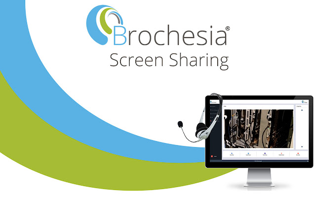 Brochesia Screen Sharing  from Chrome web store to be run with OffiDocs Chromium online